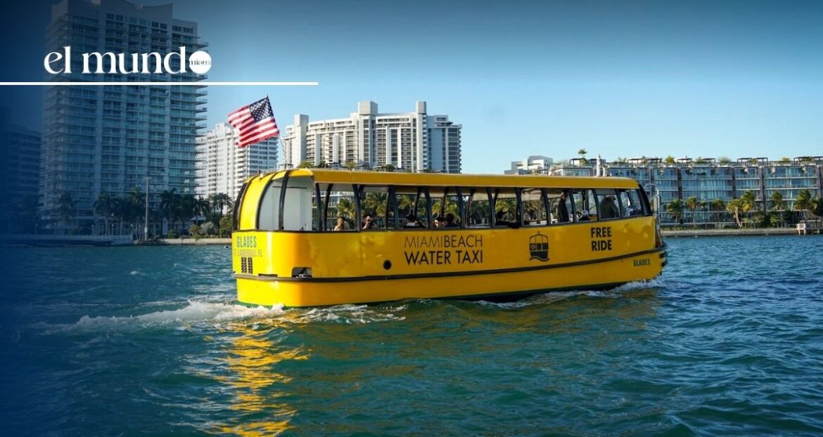 Miami Beach launches free water taxis for tourists and residents
